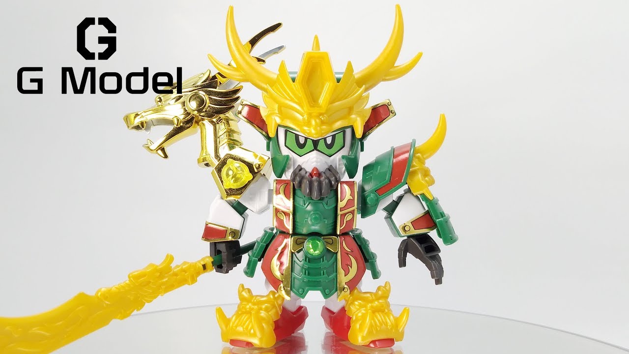 SD Gundam Sangokuden BB Senshi No.318+302 - Ryukihou Kan-U Gundam (Guan Yu)