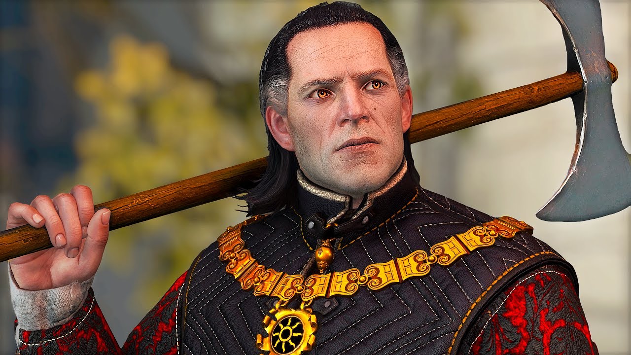 Witcher 3: Emhyr Cuts the Old Tree in Vizima | Deleted Scene