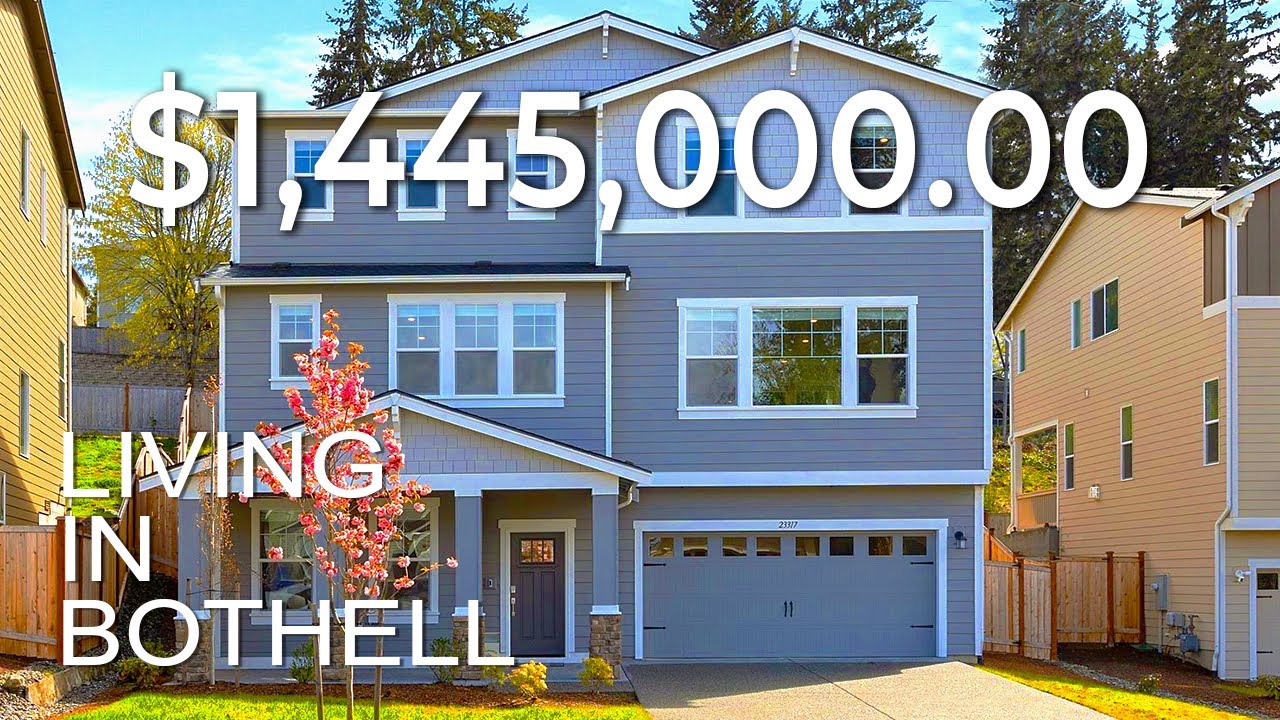Inside a $1,445,000.00 Contemporary Lennar New Construction Home In  Bothell WA