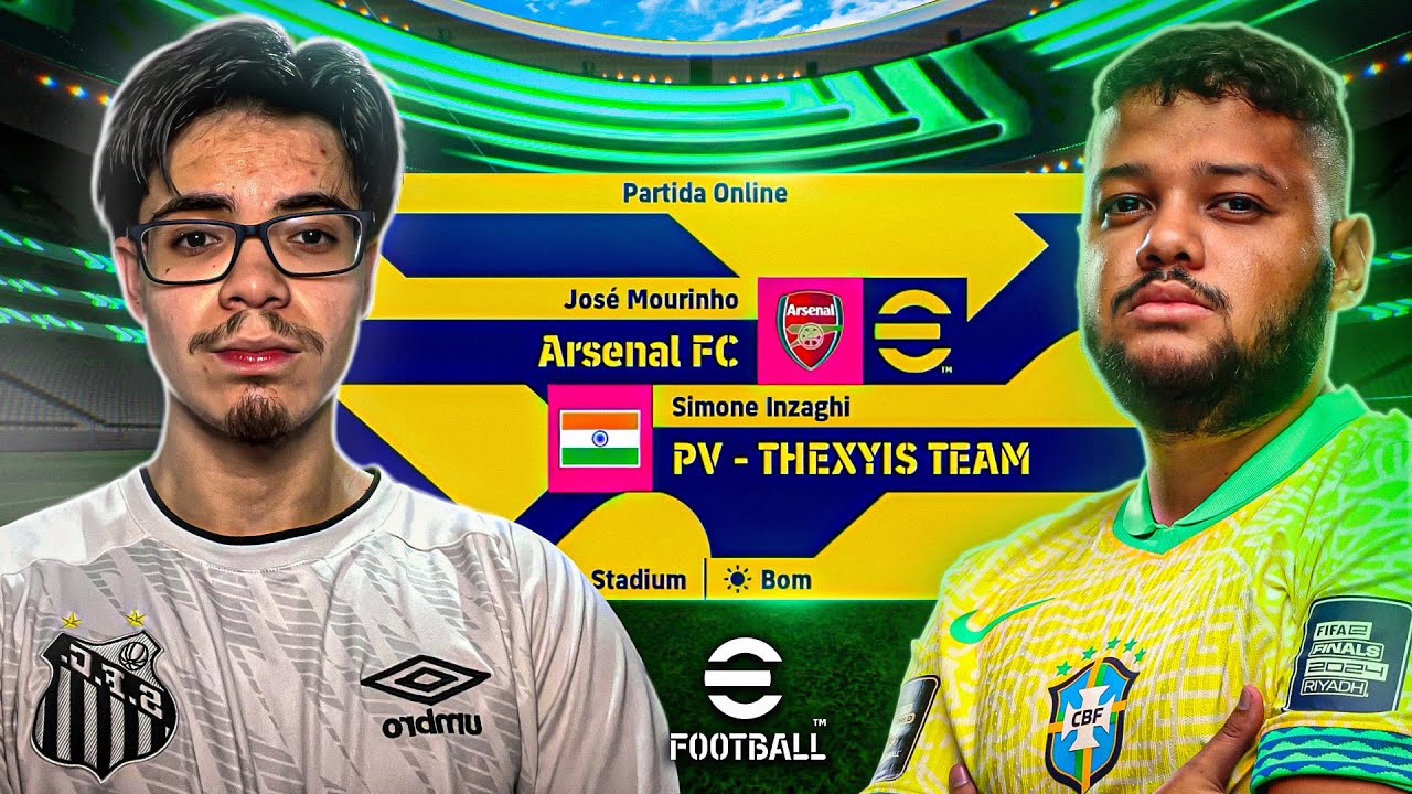 ENFRENTEI O @pvalmeidapacheco NUMA PARTIDA INACREDIT&Aacute;VEL - EFOOTBALL MOBILE