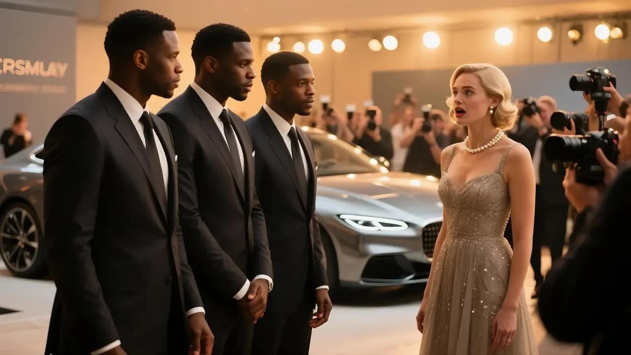 White Socialite Denied Black Triplets — Now They_re VIPs at a Million-Dollar Car Event!.