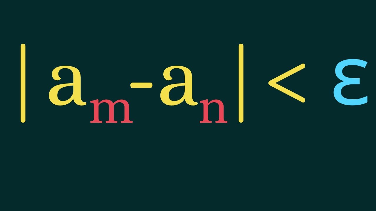 Real Analysis | Cauchy Sequences