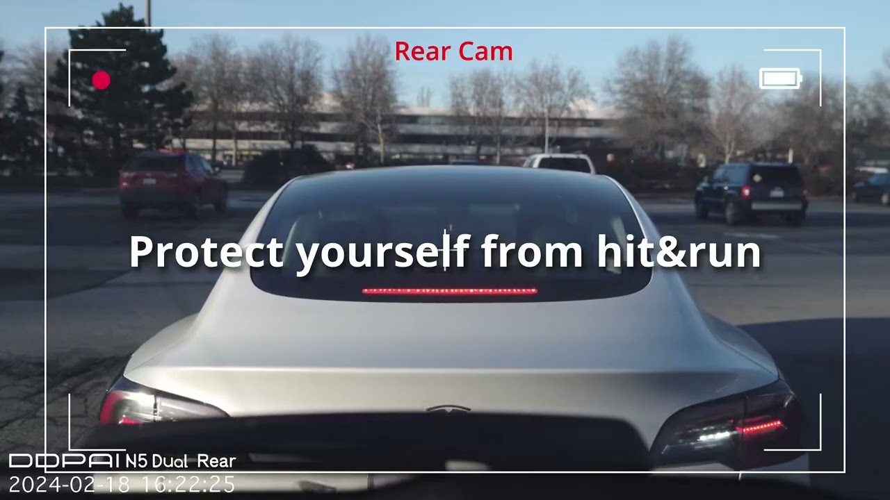 DDPAI Dash Cam N5 Dual Front and Rear 4K Ultra HD Resolution Dash
