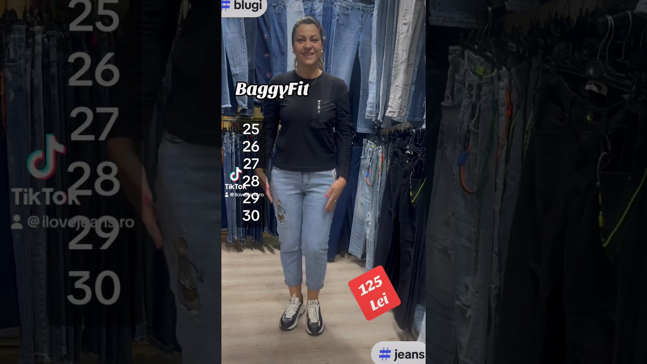 Blugi BaggyFit. Jeans. I Love Jeans. 