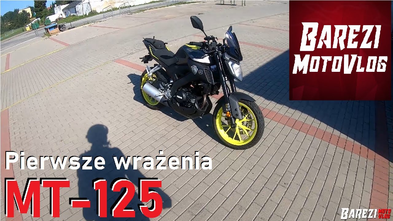 Yamaha MT-125 2018 - Pierwsze wrażenia, zabawna kolizja | Barezi MotoVlog