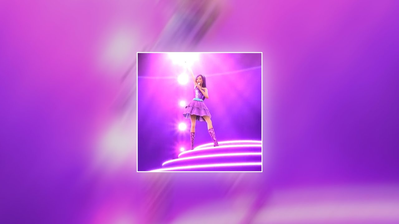 barbie la princesse et la popstar - me voici [sped up]