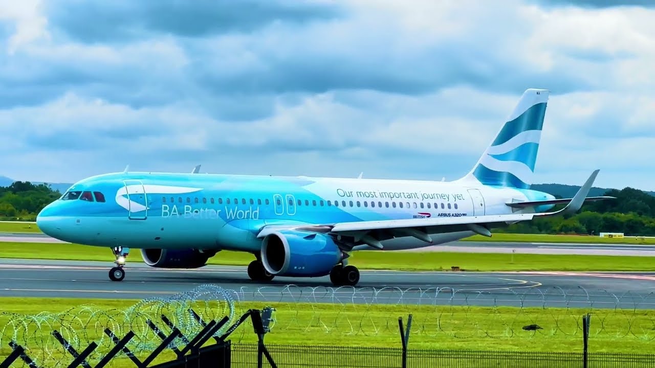 STUNNING 'BA Better World' A320neo at Manchester Airport! (G-TTNA) | 26/07/2025