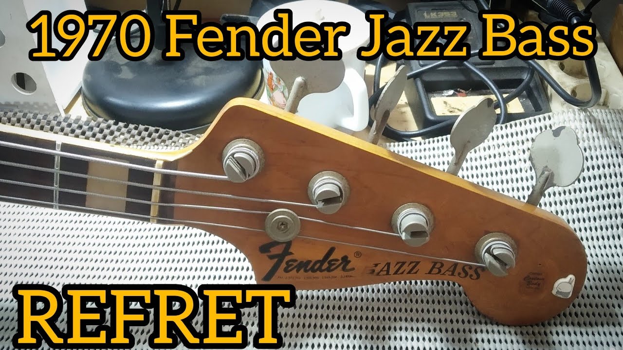 #bassboifretworks EP.61 | [time lapse] 1970 Fender Jazz Bass Re-Fret