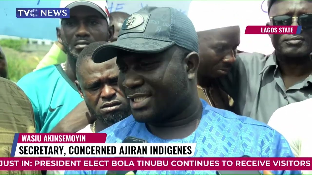 Lagos State Indigenes of Ajiran,  Eti-Osa Protest, Demand Govt. Intervention