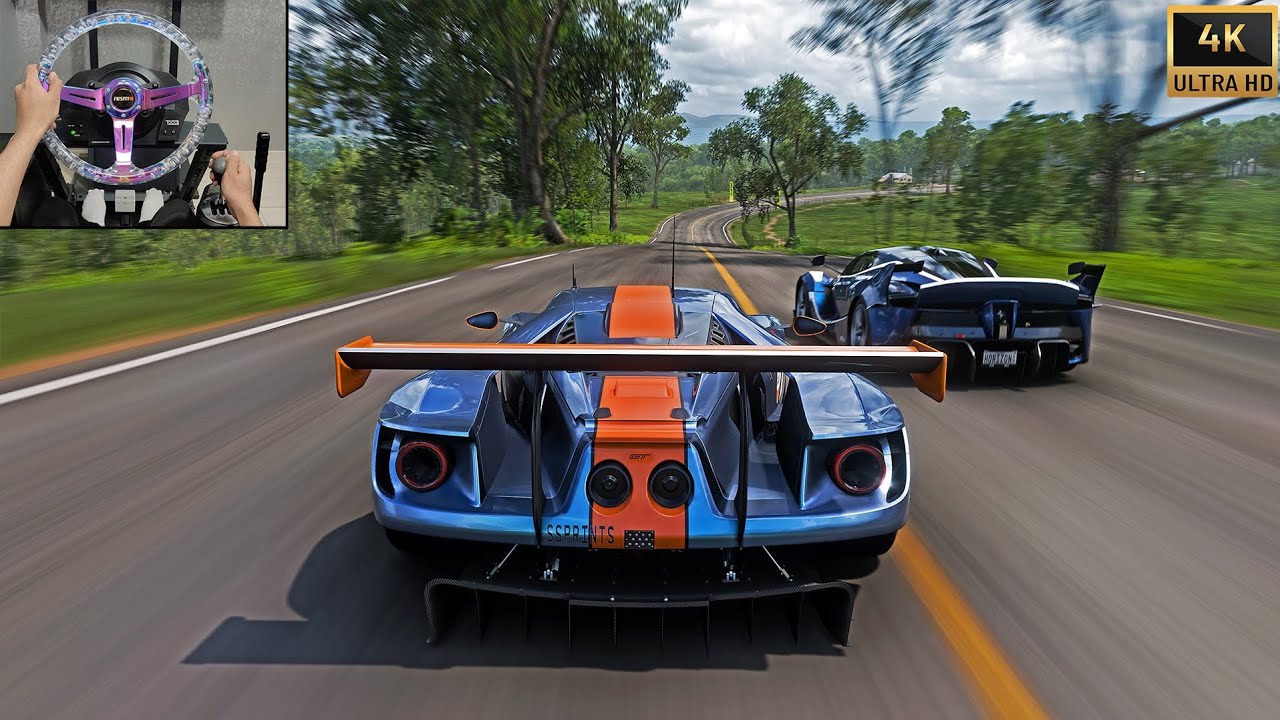 1460HP Ford GT Le Mans Goliath Race | Forza Horizon 5 Steering Wheel Gameplay