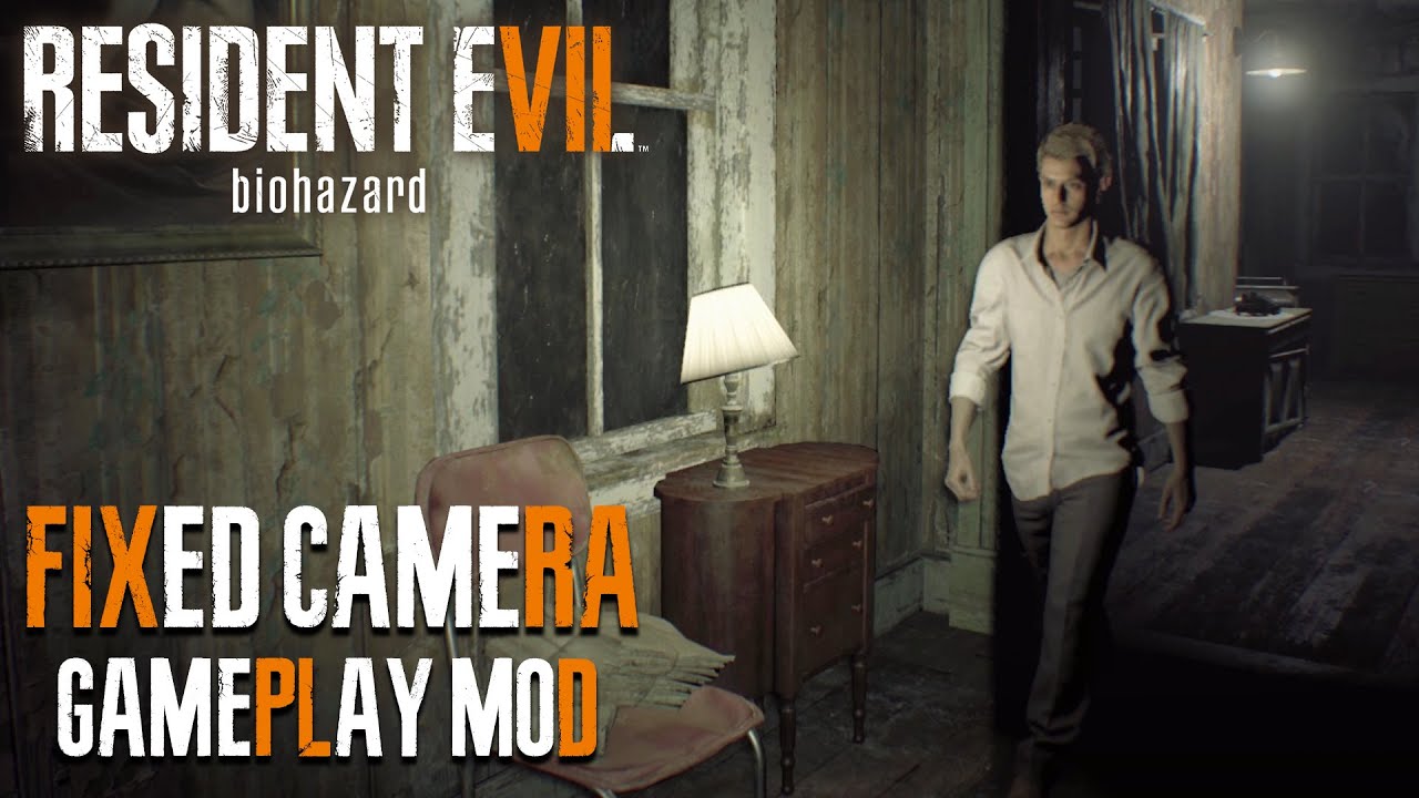 RESIDENT EVIL 7 Fixed Camera MOD || Classic Survival Horror Style (Guest House)