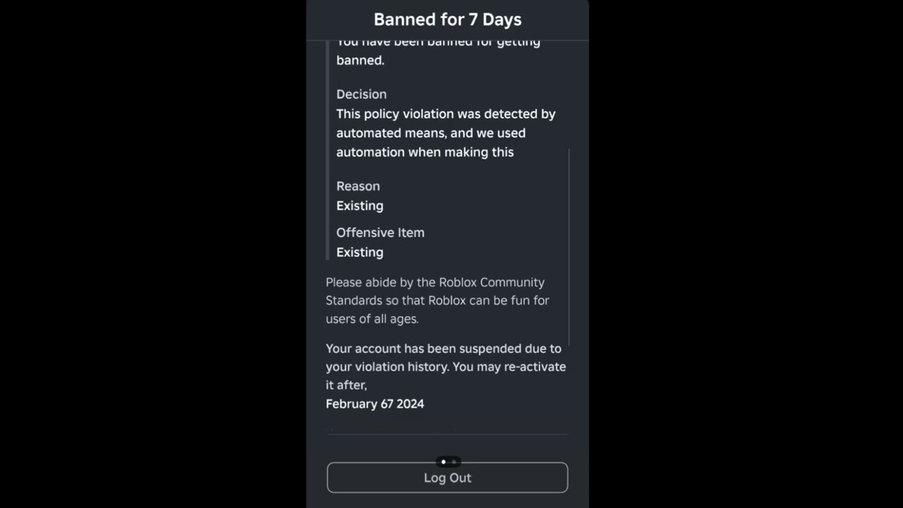 Roblox Stupid/Edited Bans (Part 80)