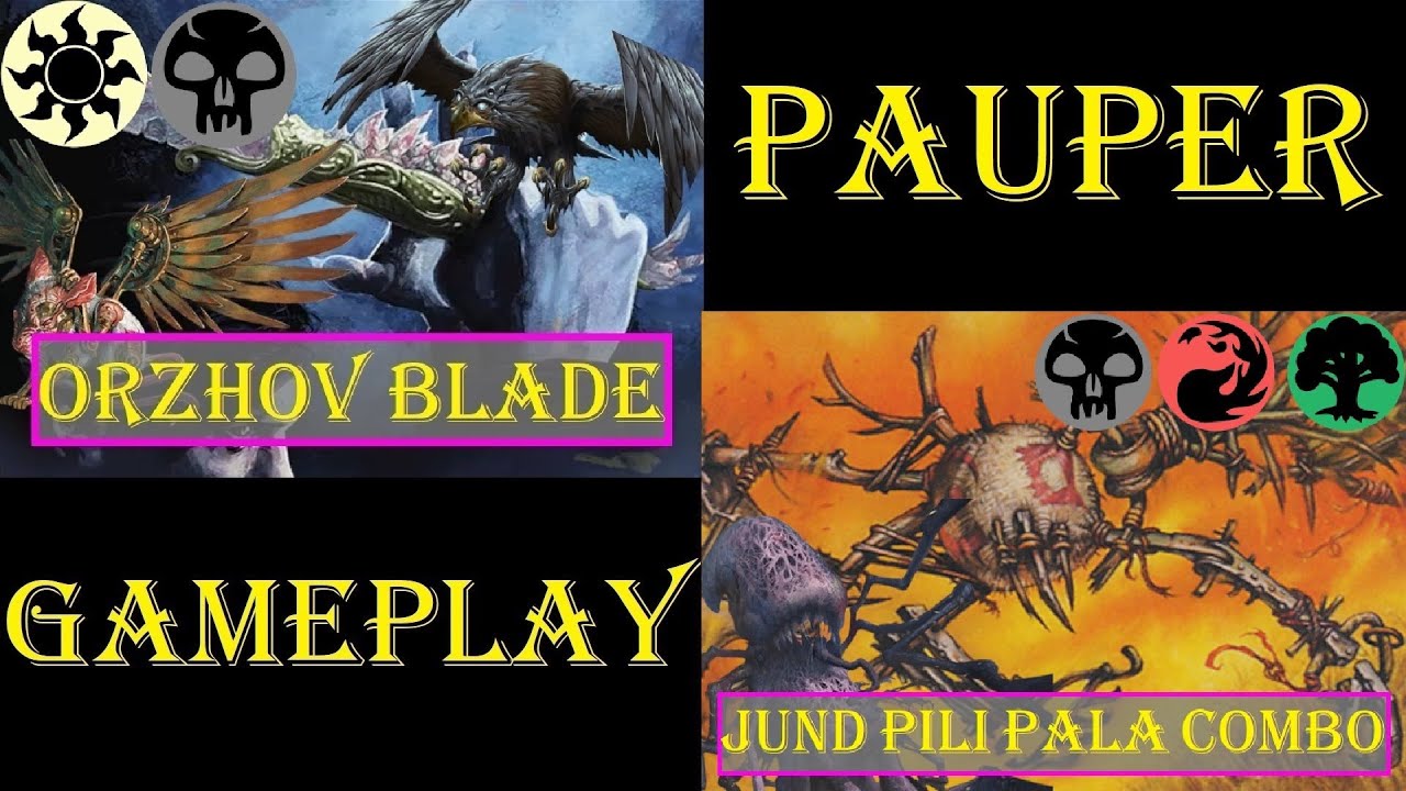 Orzhov GlintBlade VS Jund Pili Pala Combo [PAUPER] | Gameplay Ao Vivo #mtgpaupergameplay