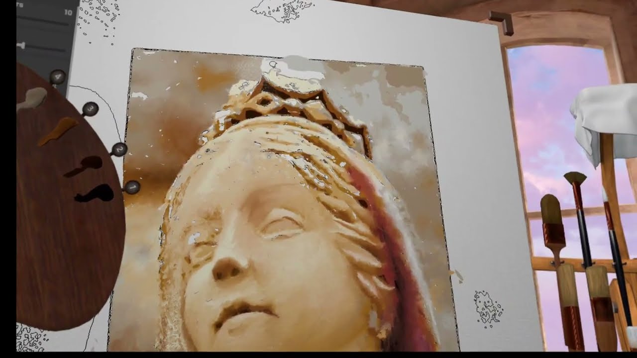 La Vierge de Rocamadour  Tuto N°6  avec Vermillion . 