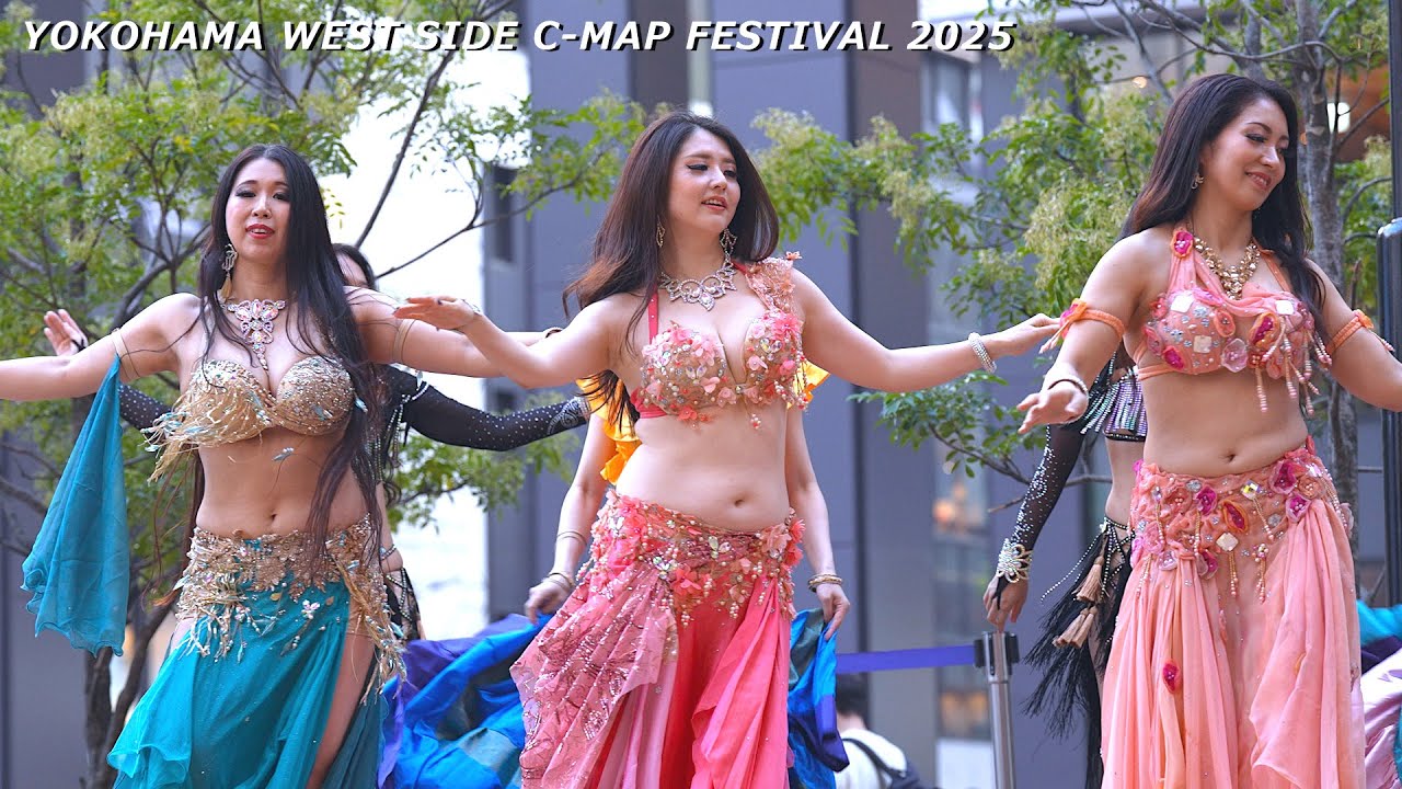 百花繚乱！の美的ベリーダンス　イズミオリエンタル舞踊団　YOKOHAMA WEST SIDE C-MAP FESTIVAL 2025