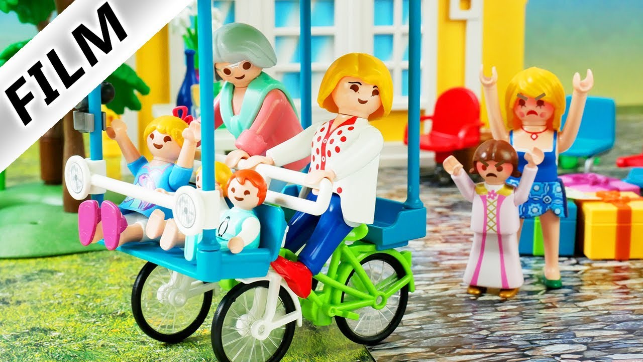 Playmobil Film deutsch VERRÜCKTER FAMILIEN AUSFLUG an Omas Geburtstag Vogel vs Schnösel Kinderserie