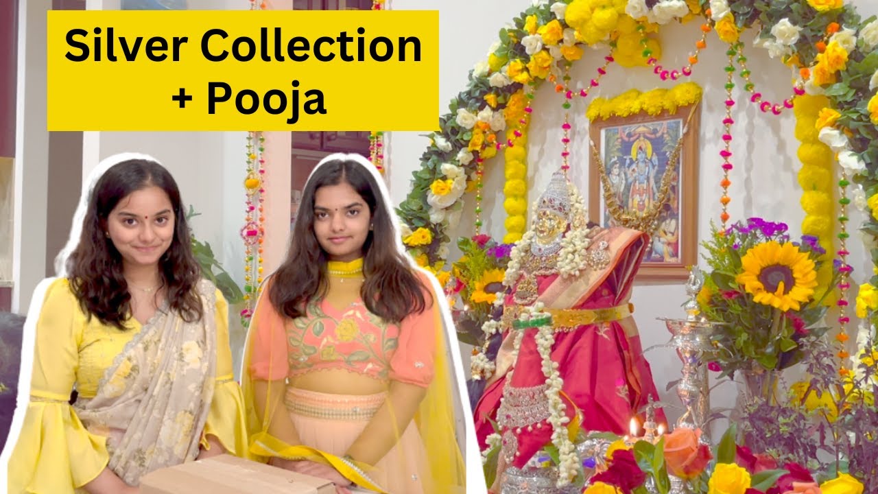 Vaibhav Lakshmi Vrat & Satyanarayana Pooja ||Telugu Vlogs in USA||Dossier Perfume||English Subs||A&C
