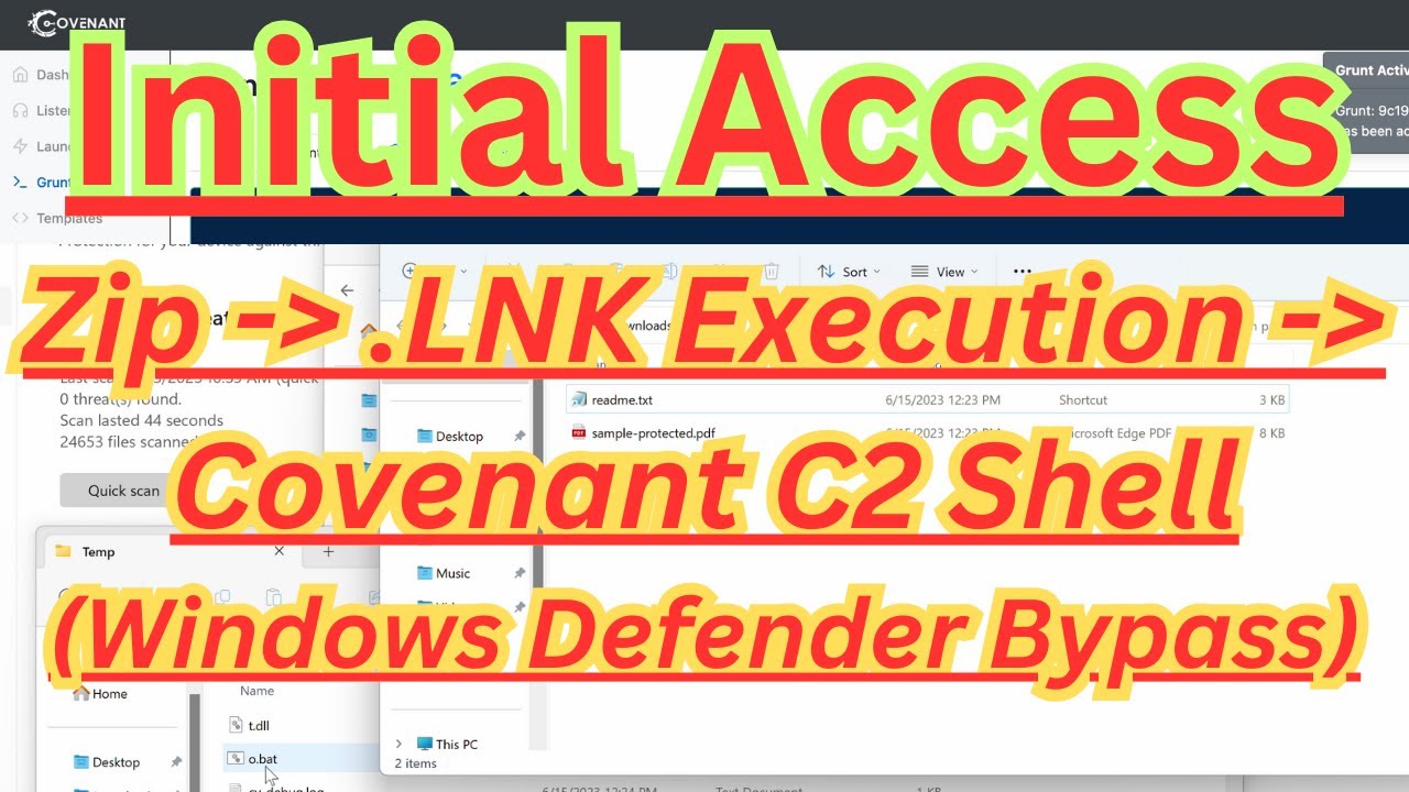 Initial Access - Phishing Payload Preparation with Windows Defender Bypass