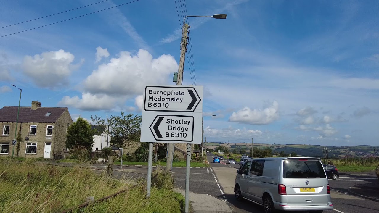Up to Consett and down to the derwent walk