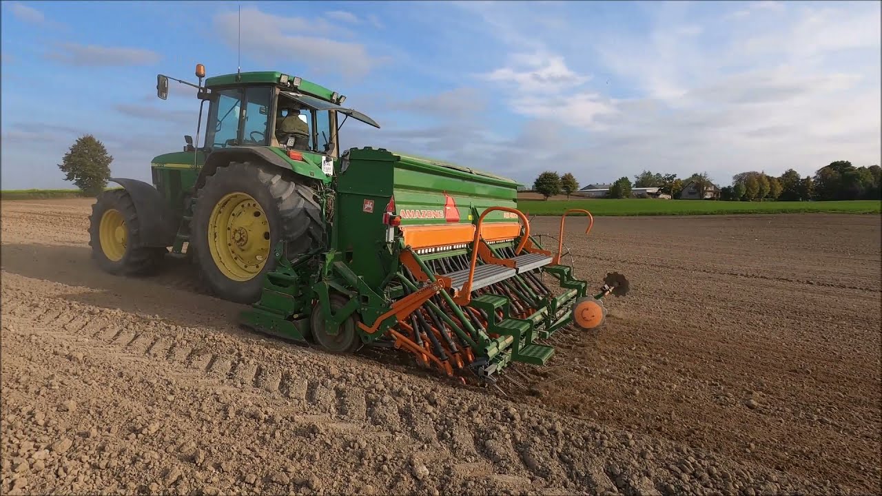 Siew pszenicy John Deere 7810  2021