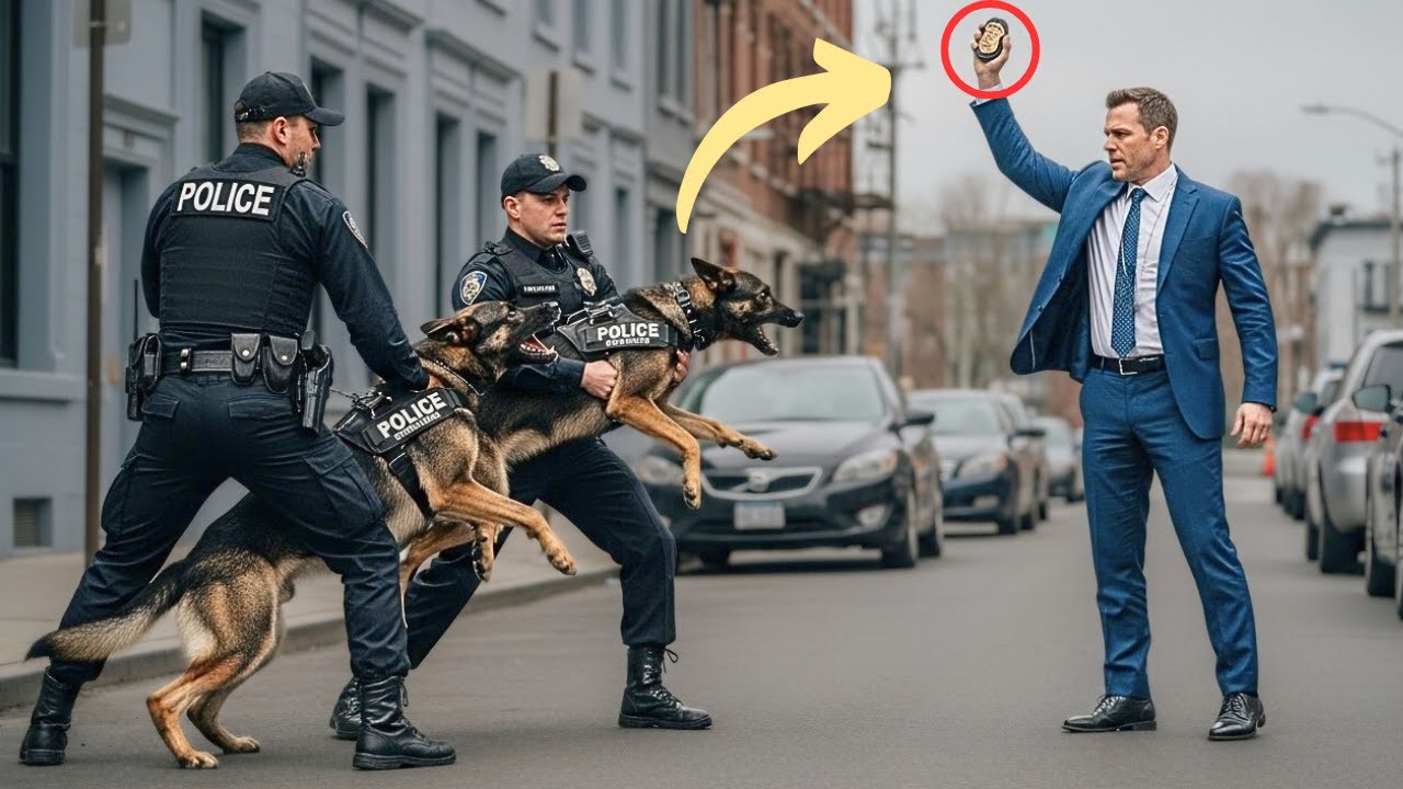 POLICÍAS LANZAN PERROS CONTRA LATINO — PERO TERMINAN ESPOSADOS CUANDO ÉL MUESTRA SU PLACA DEL FBI