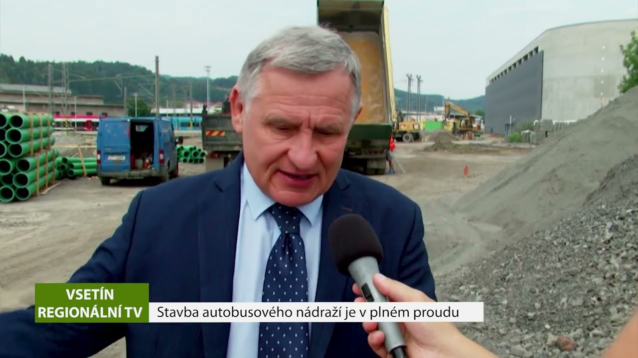 VSETÍN: Stavba autobusového nádraží je v plném proudu