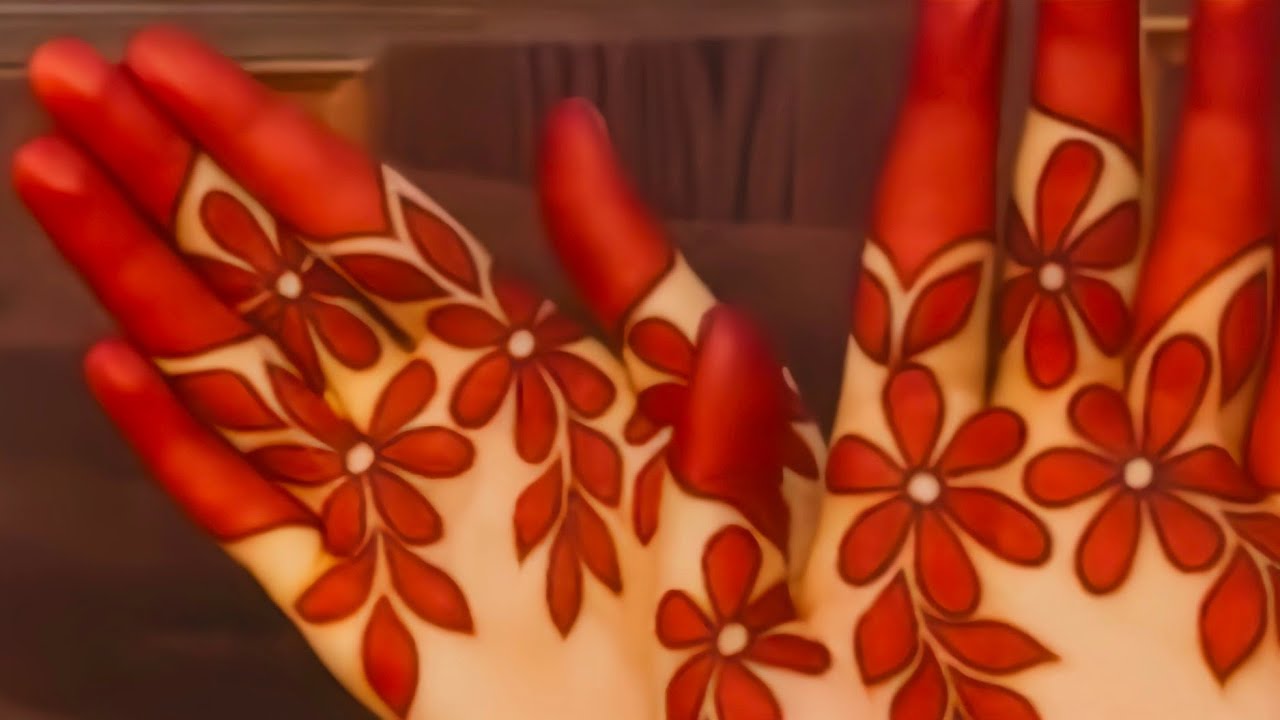 Easy & beautiful 3D Flower Mehndi Design for Beginners | Henna Art | Easy Arabic Mehndi for hand |