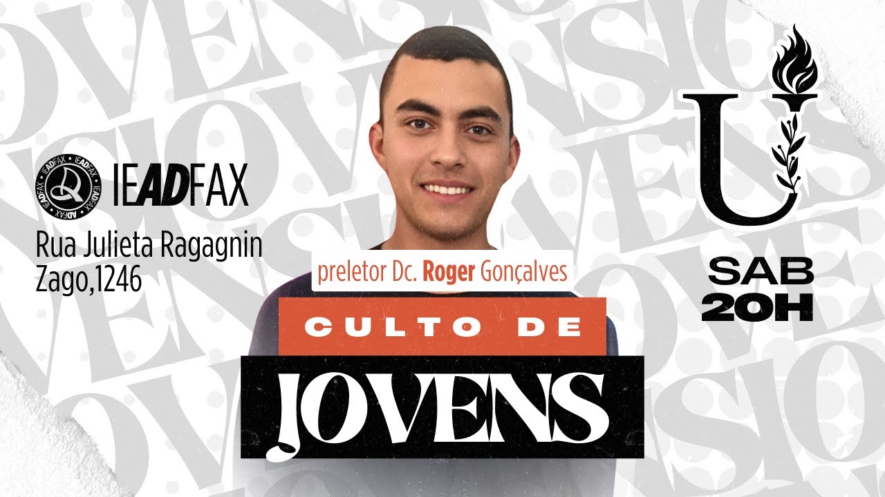📢Culto de Jovens na IEADFax | 01.02.25