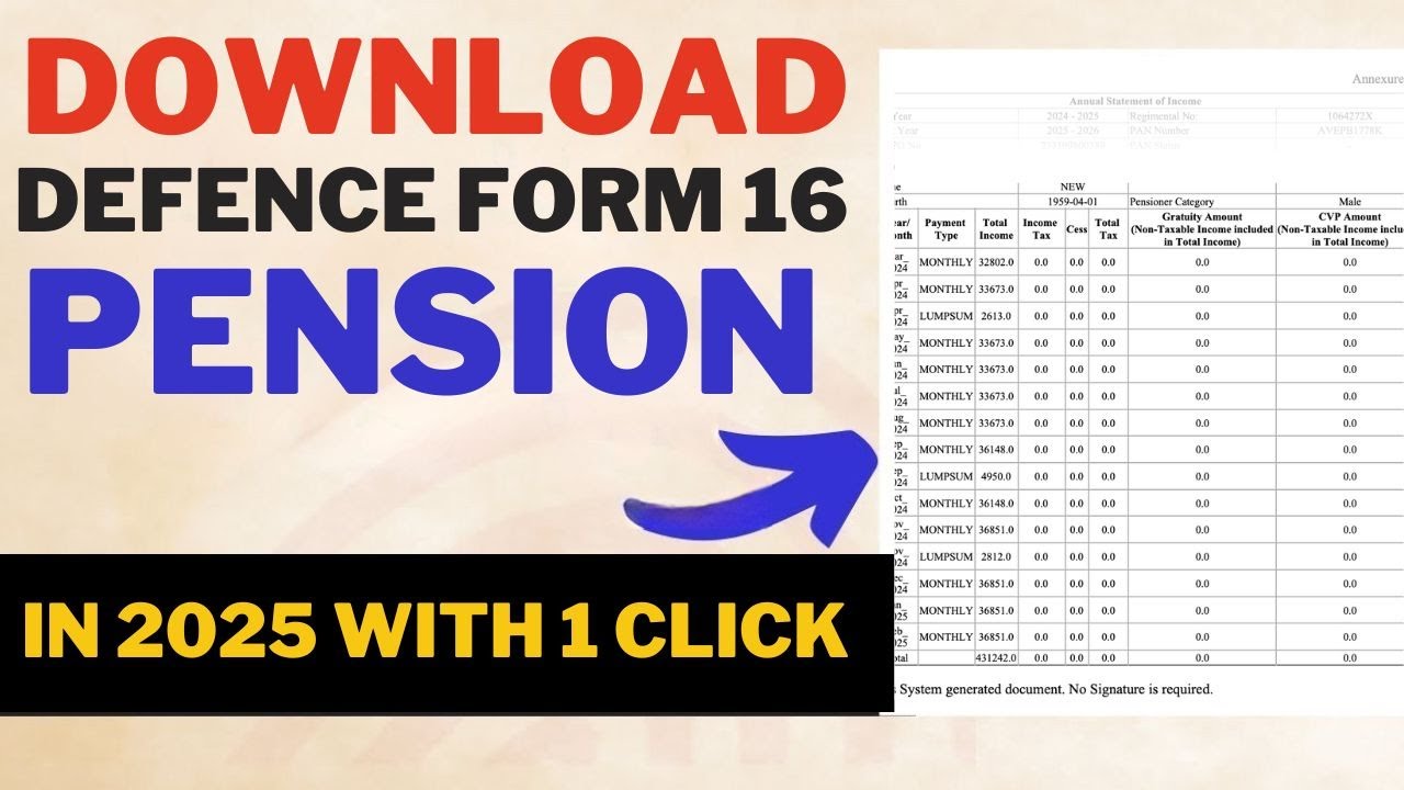HOW TO DOWNLOAD FORM NO-16 FROM SPARSH PENSION PORTAL