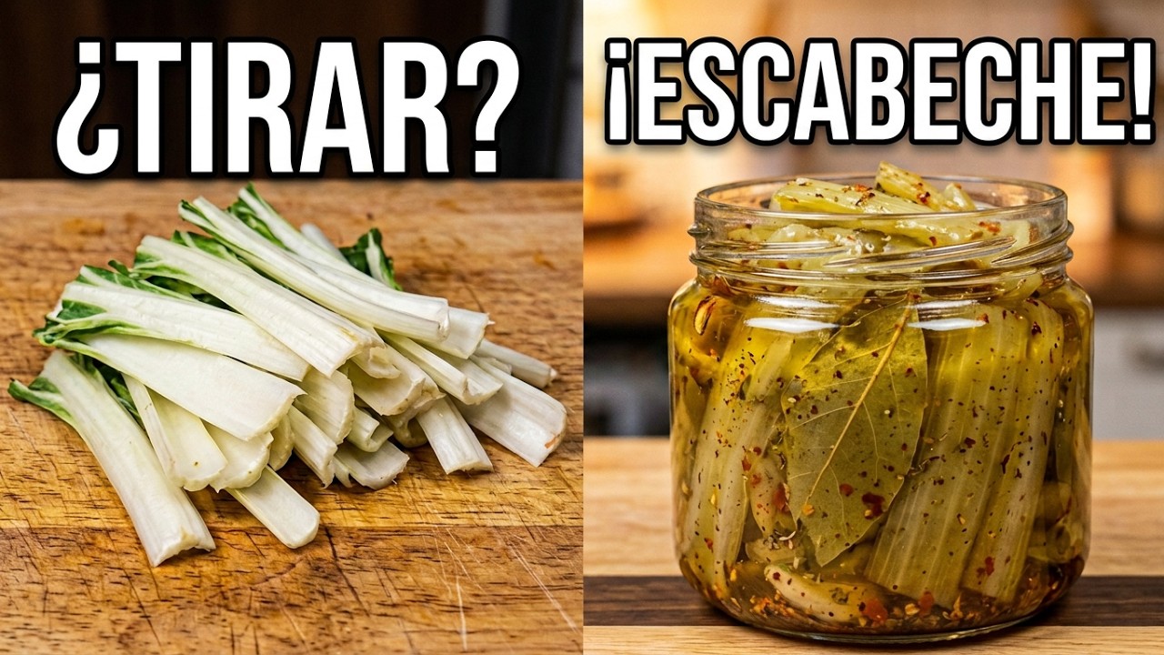 ¿Qué puedo hacer con las pencas de acelga?