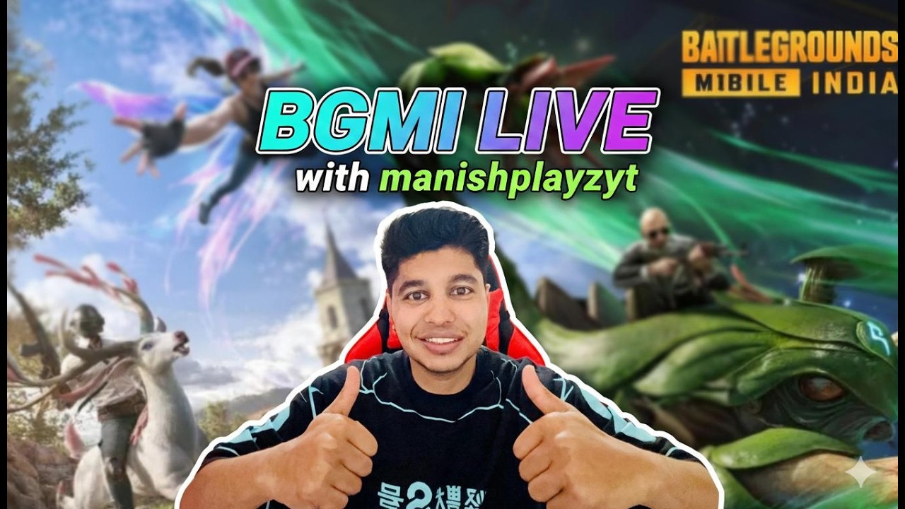 BGMI LIVE 120 FPS GAMEPLAY WITH MANISHPLAYZZZYT LIVE #pubgmobile #bgmilive