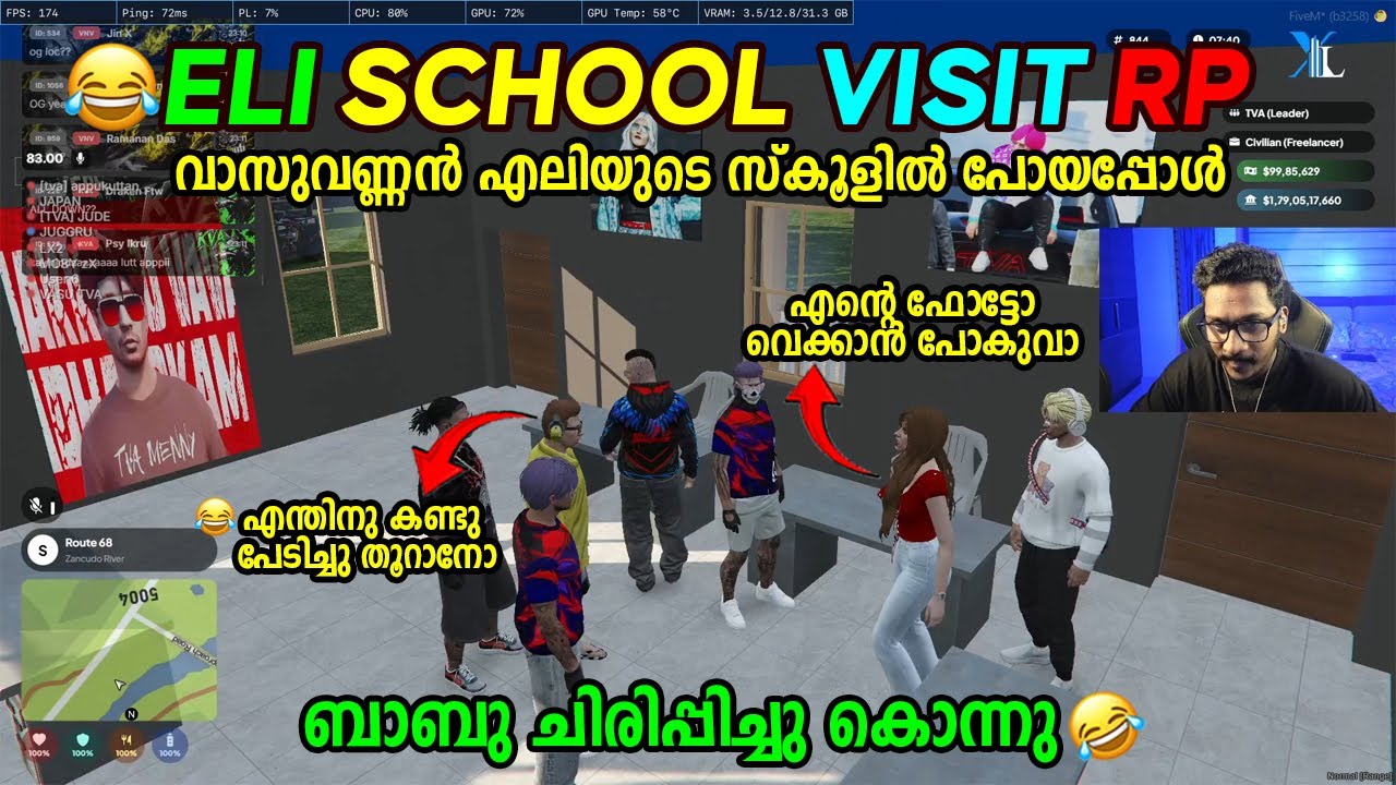 ELI VIDYALAYAM VISIT 🤣🤣 VASU X BABU X ELI 🤣🤣 ബാബു ചിരിപ്പിച്ചു കൊന്നു