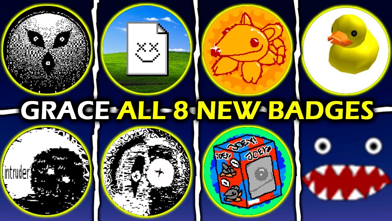 Grace (UPDATE) - How to Get All 8 New Badges | Roblox