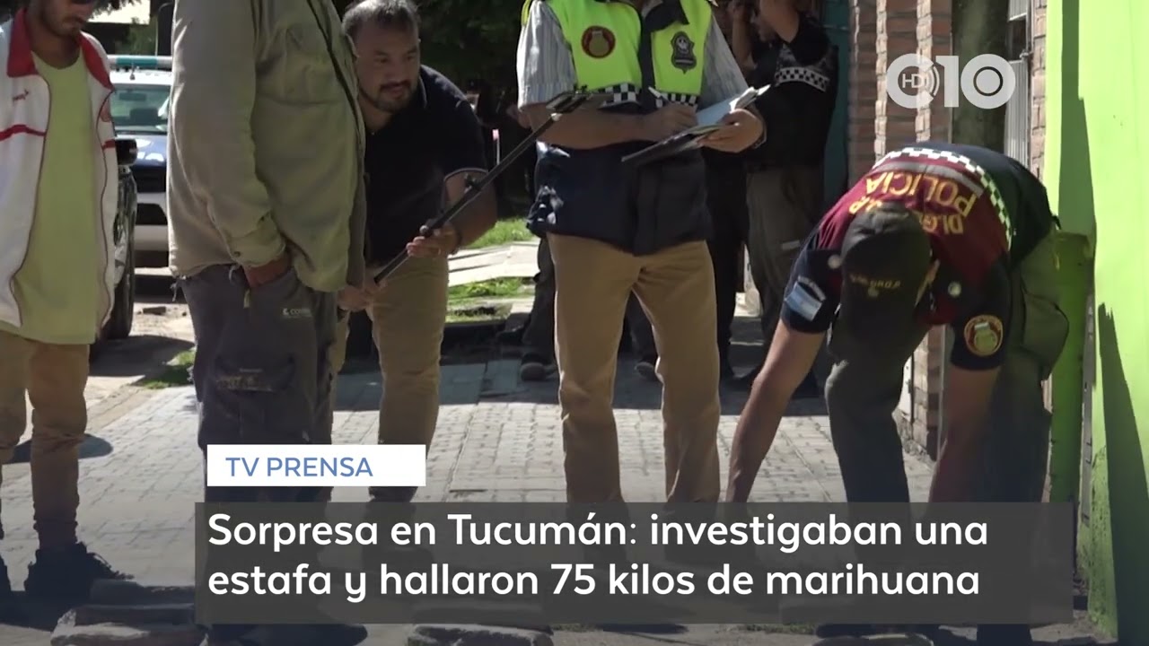 Sorpresa en Tucumán: investigaban una estafa y hallaron 75 kilos de marihuana