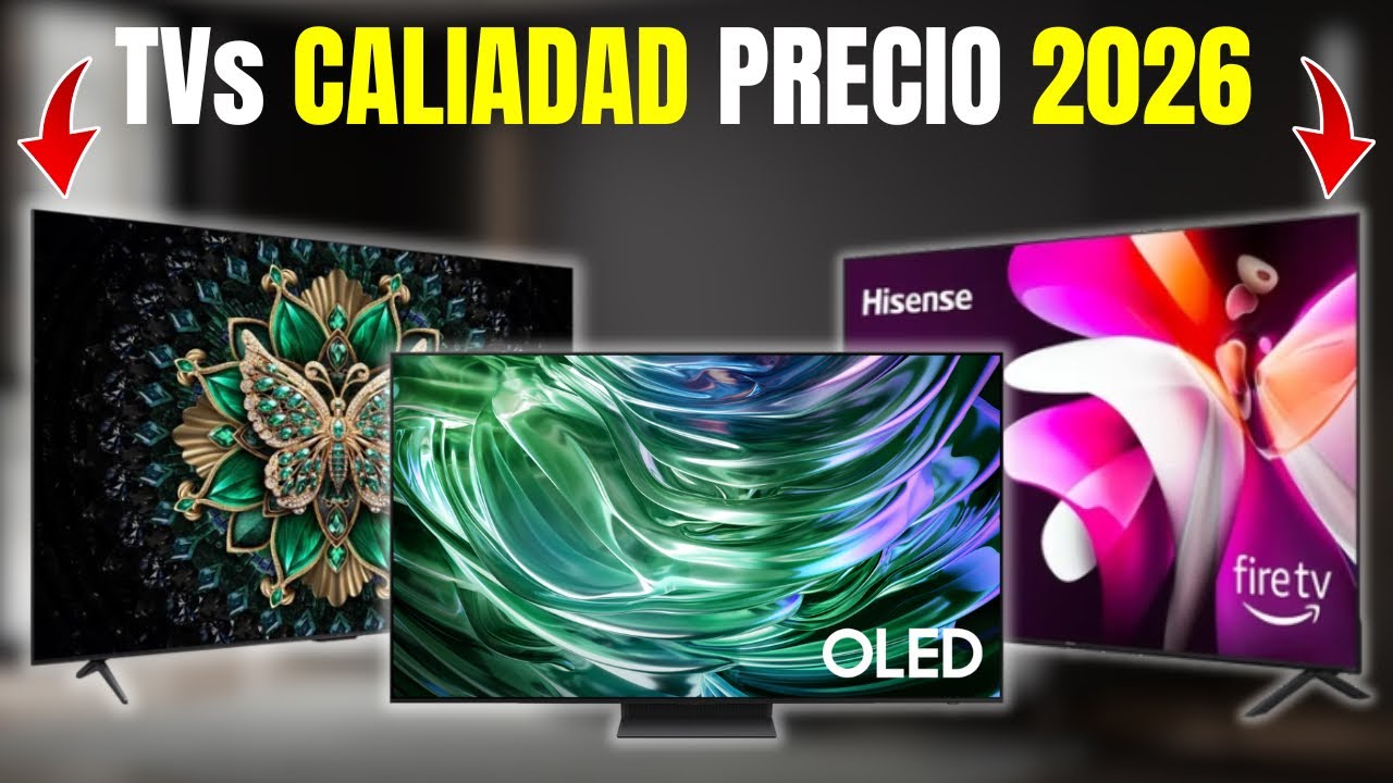 🔥 MEJORES TELEVISORES SMART TV 4K DE 2025 | TOP 7 MEJORES PANTALLAS CALIDAD PRECIO 2025