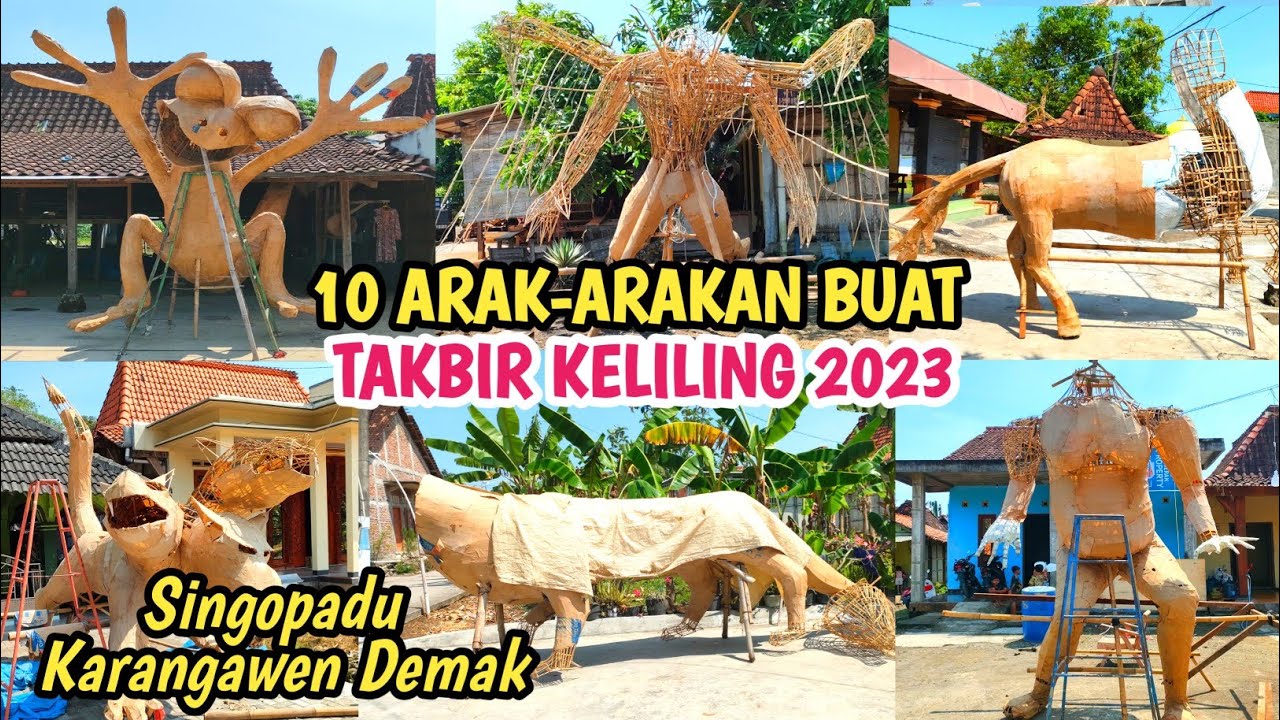 Banyak Banget‼️Review 10 Arak-arakan Buat Memeriahkan Takbir Keliling Idul Fitri 2023