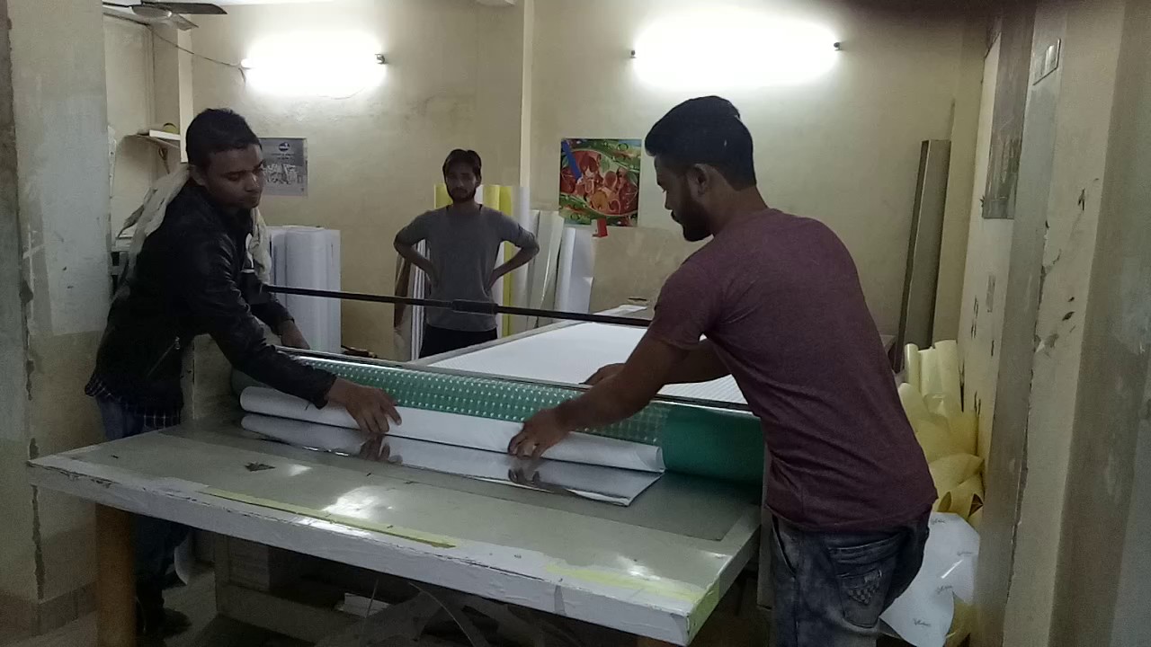 Lamination, Pasting on vinyl