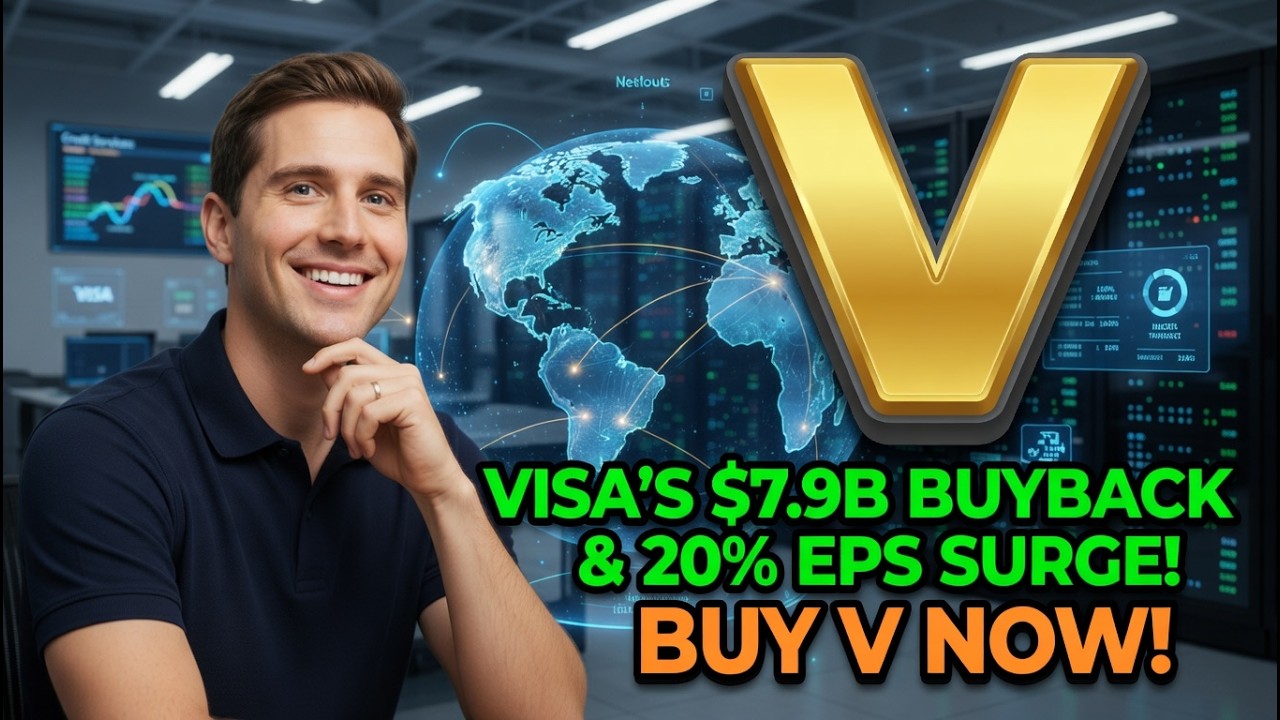 Visa's $7.9B Buyback & 20% EPS Surge! Buy V Now! V Stock Analysis