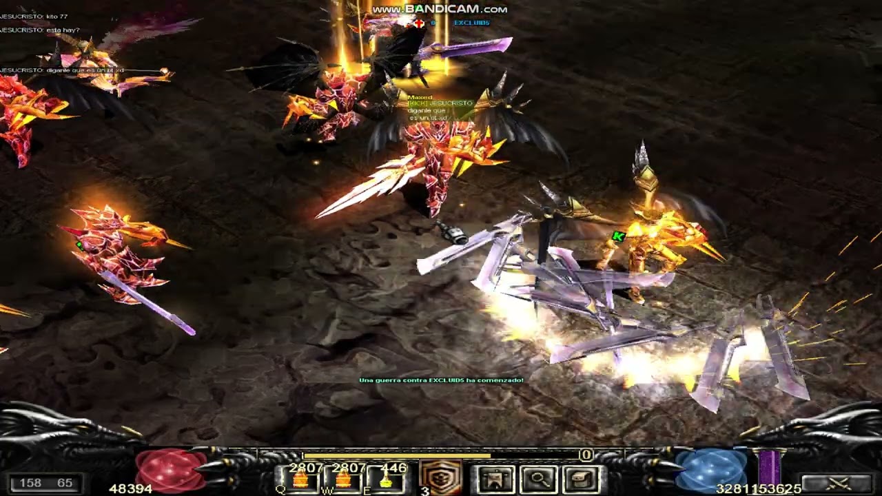 WAR 2BLES JESUCRISTO Y BRONSE XD VS GUILD EXCLUIDOS