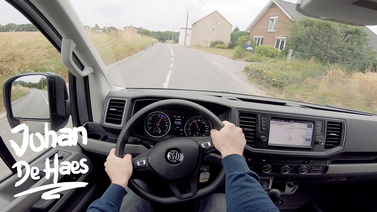 VW ELECTRIC e-Crafter L3H3 100 kW POV TEST DRIVE