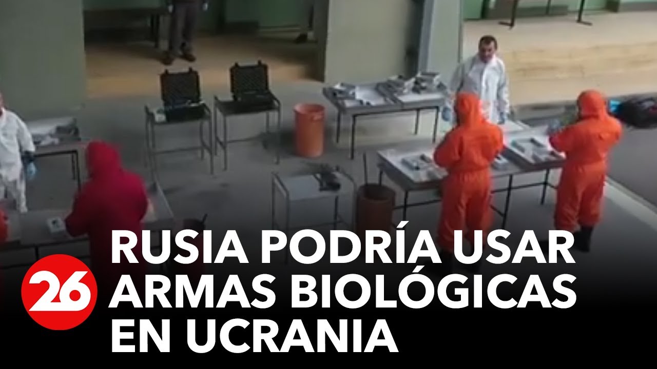 Estados Unidos teme que las tropas de Vladimir Putin utilicen armas biológicas en Ucrania
