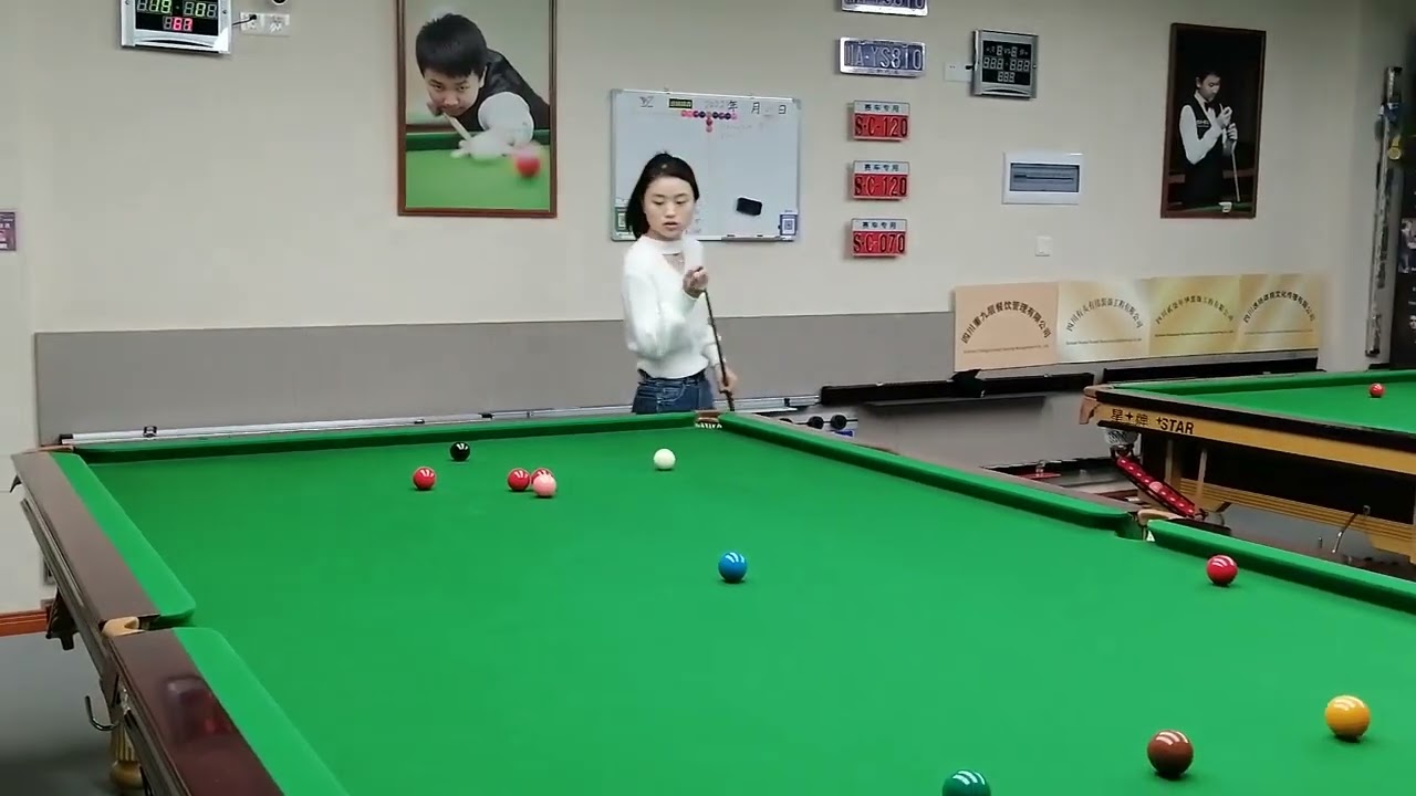 没能破百有点可惜！ It's a pity that I couldn't break through 100! #I have an agreement with snooker