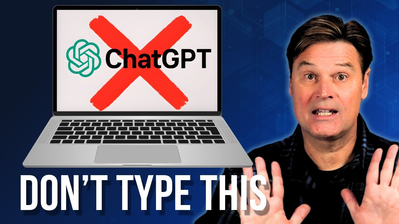 Never Type This Into ChatGPT &mdash; You&rsquo;ll Thank Me Later