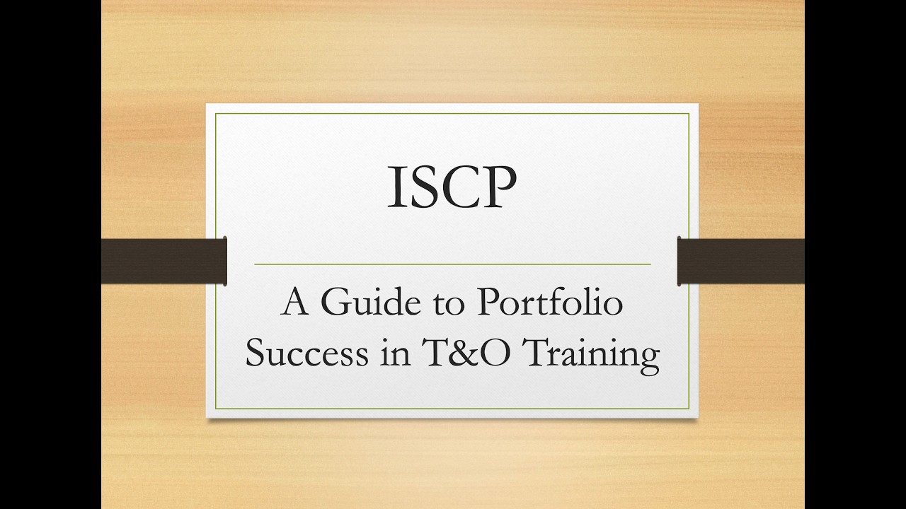 ISCP и сбор доказательств для CESR/портфолио (путь развития)