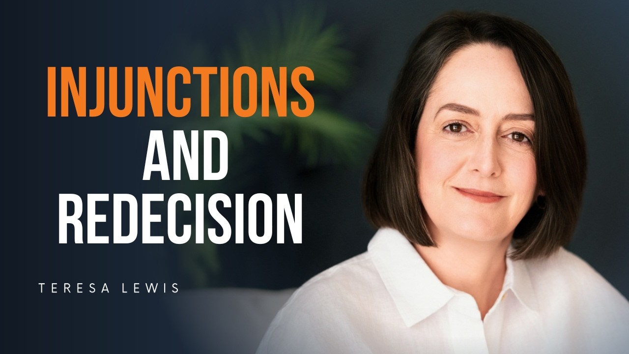 Transactional Analysis Injunctions and Redecision