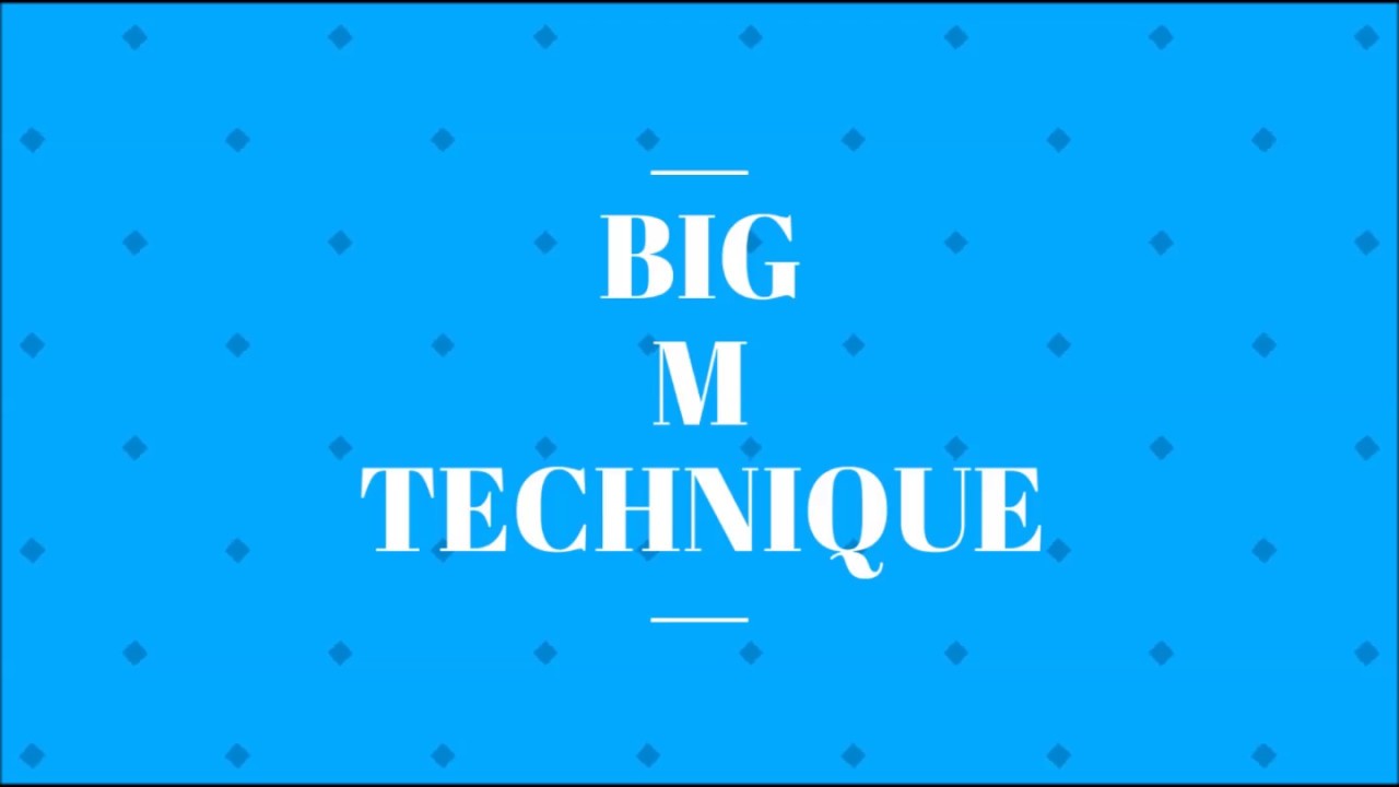 BIG M TECHNIQUE| SOLVED EXAMPLE