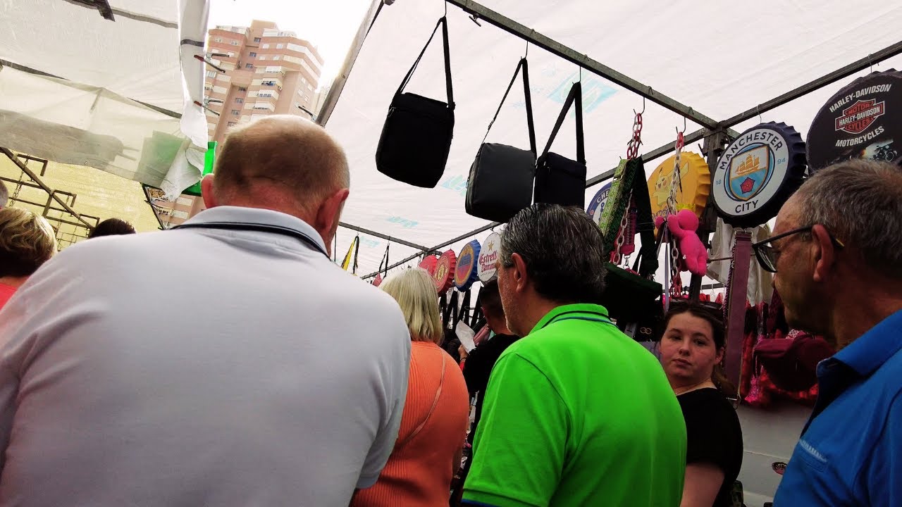 Walking around Benidorm's famous outdoor market