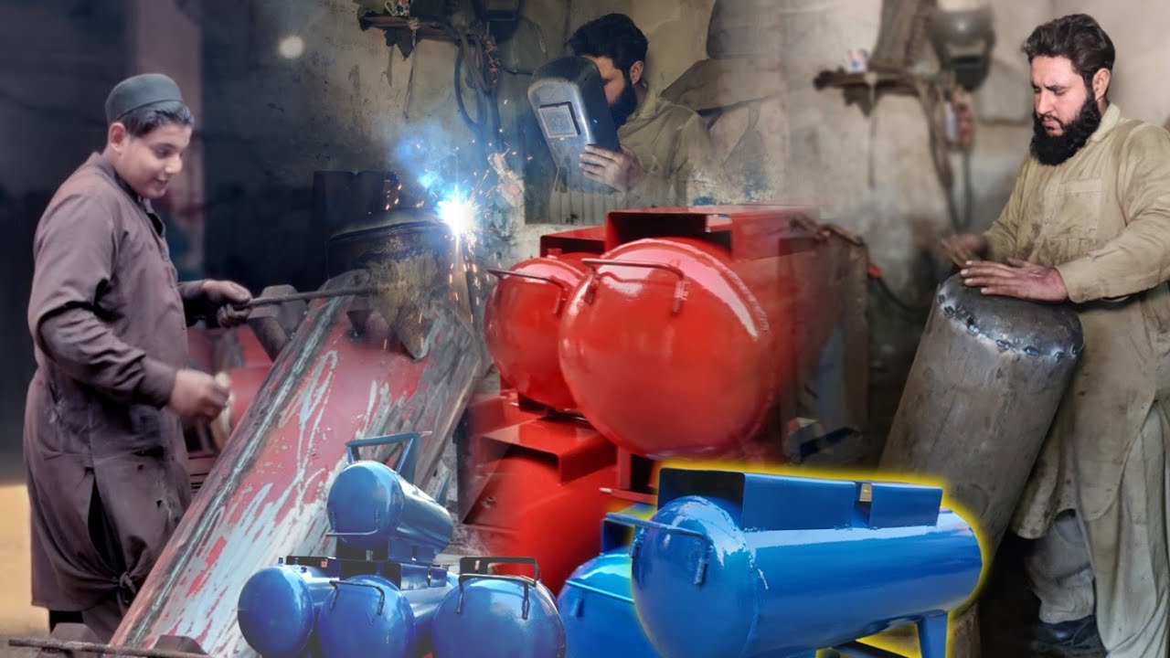 From Old Iron Sheets to Powerful Air Compressors
