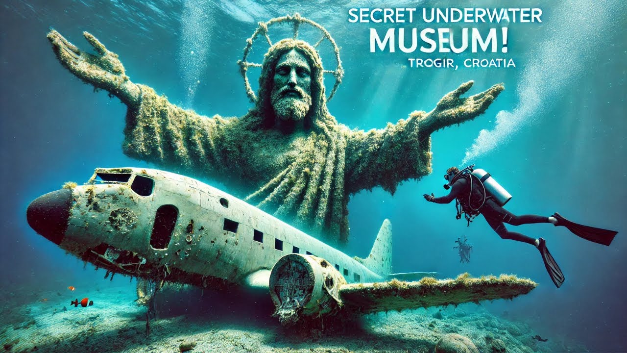 Exploring the secret underwater museum near Trogir, Croatia