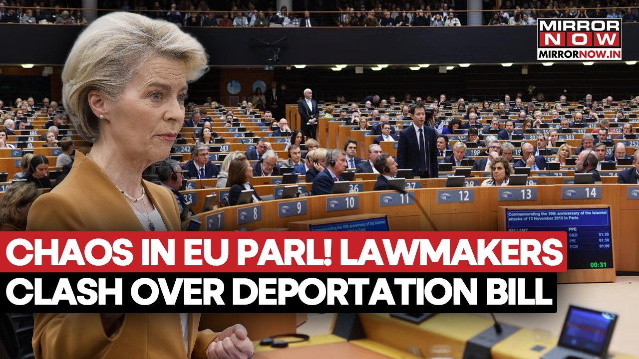 ХАОС в Европарламенте! Законодатели спорят о законопроекте о депортации, разрешающем странам стро...